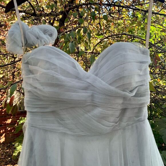 Jenny Yoo Julia Morning Mist Tulle Dress 1853 - Picture 6 of 9
